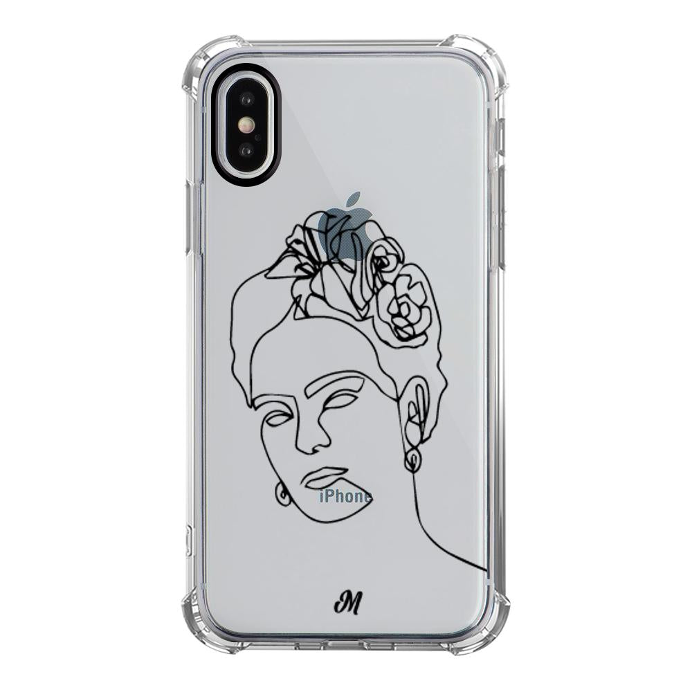 Estuches para iphone xs max - Frida Line Art Case  - Mandala Cases