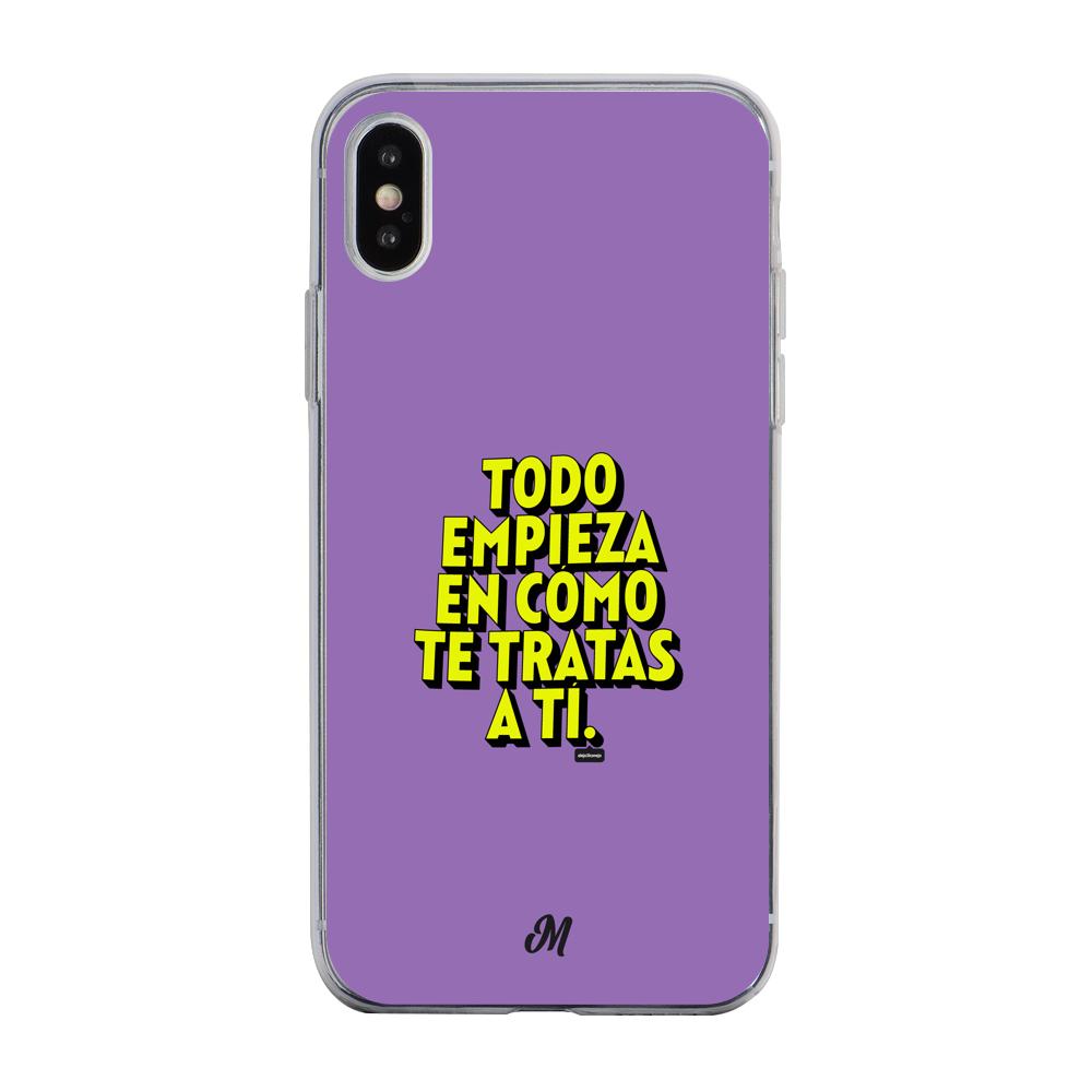 Estuches para iphone xs max - Empieza por ti Purple Case  - Mandala Cases