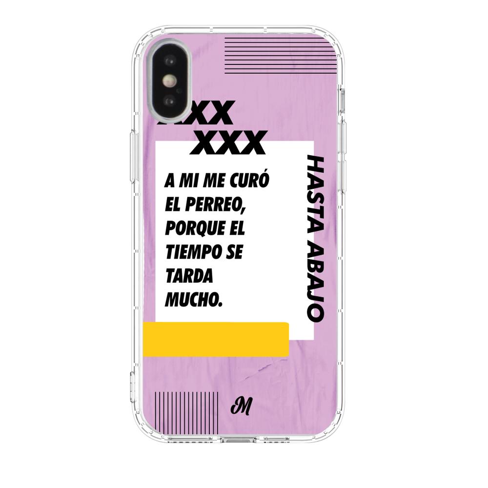Case para iphone xs max Por mas amigas en la rumba morado - Mandala Cases