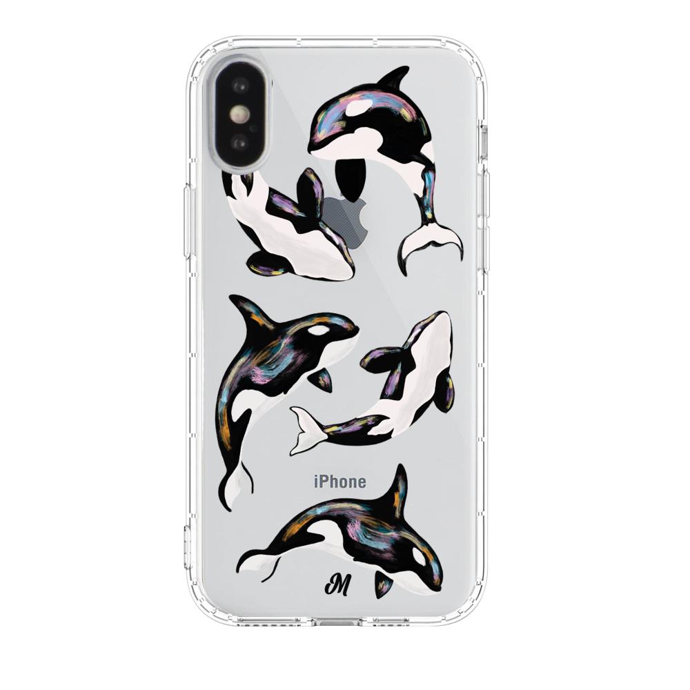 Case para iphone xs max Ballenas marinas - Mandala Cases