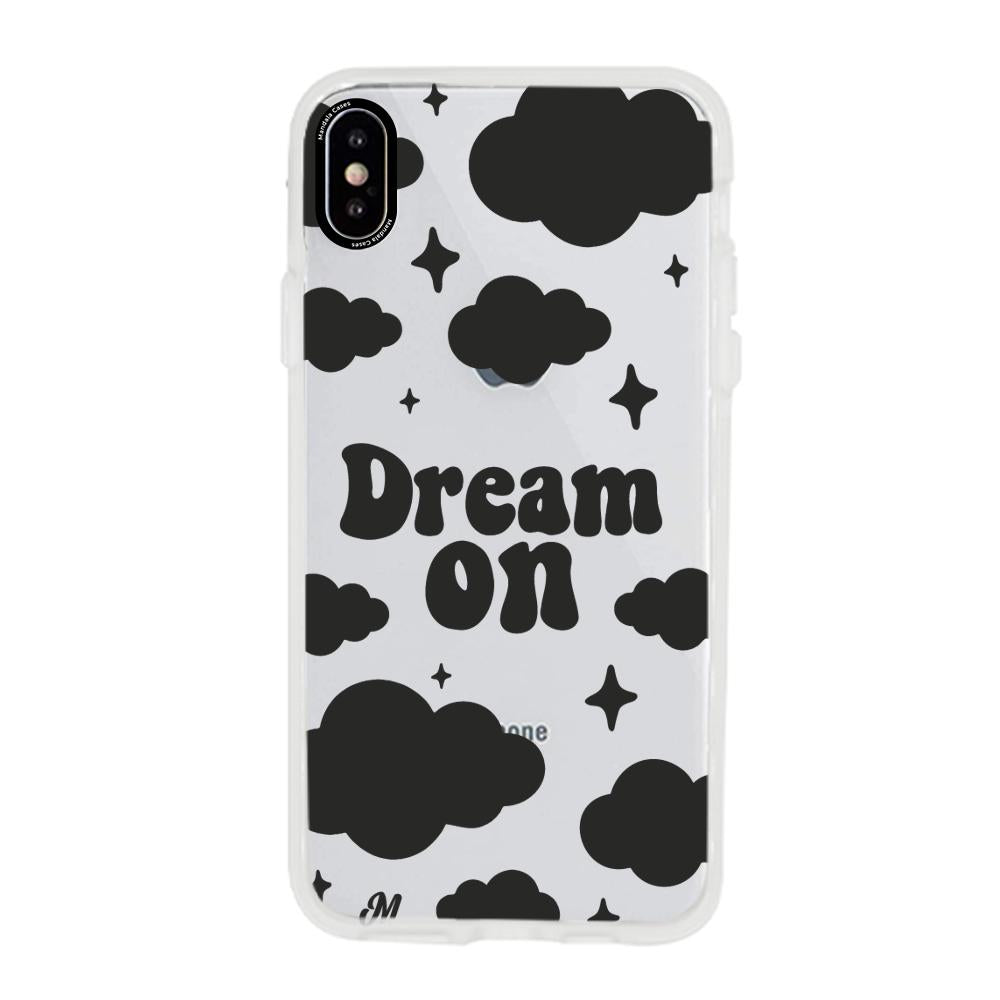 Case para iphone xs max Dream on negro - Mandala Cases