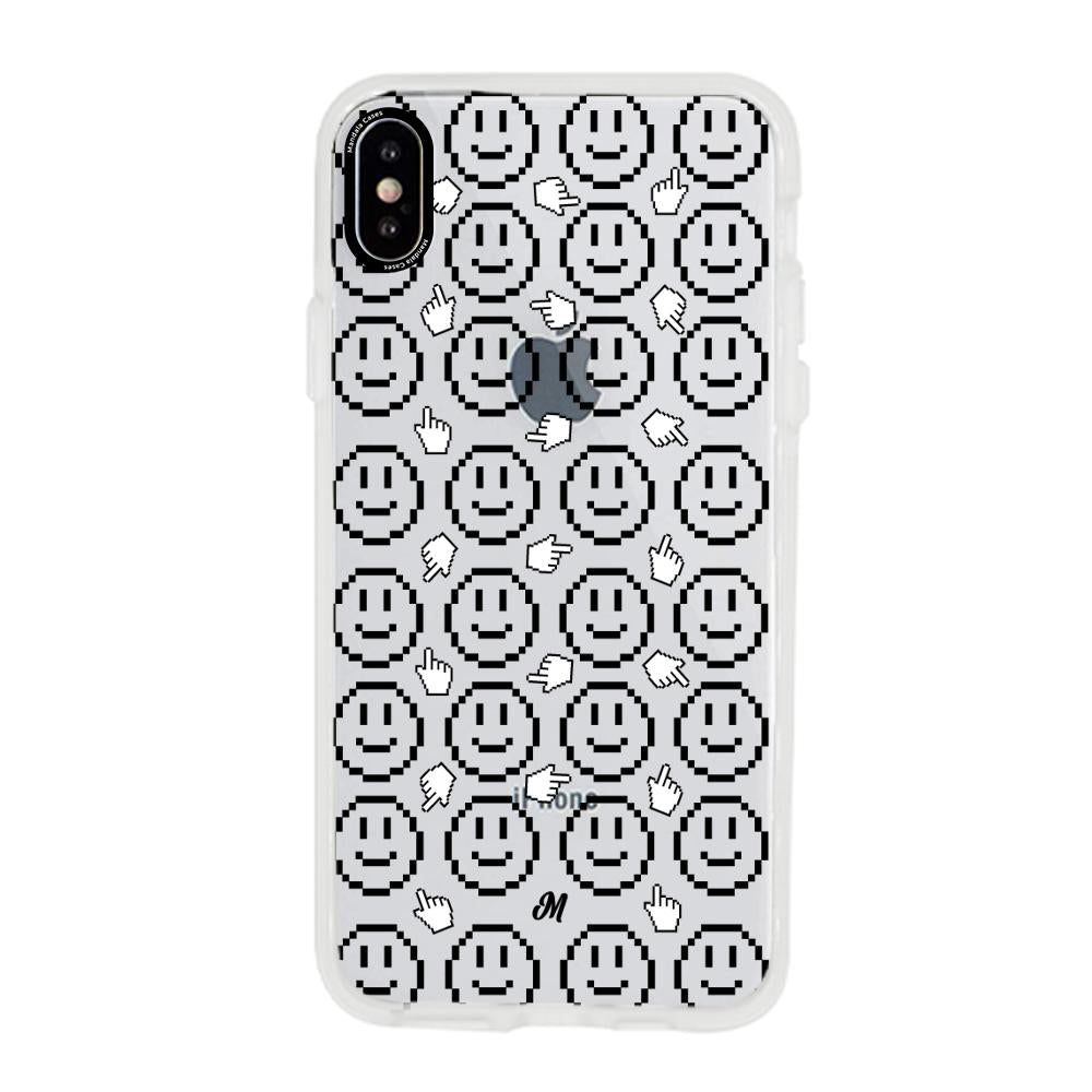 Case para iphone xs max Caritas pixel - Mandala Cases