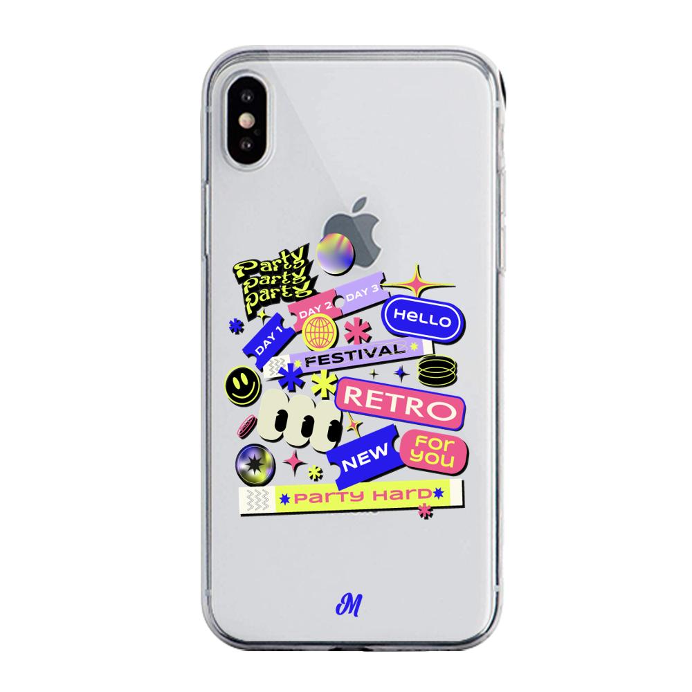 Case para iphone xs max FESTIVAL STICKERS - Mandala Cases