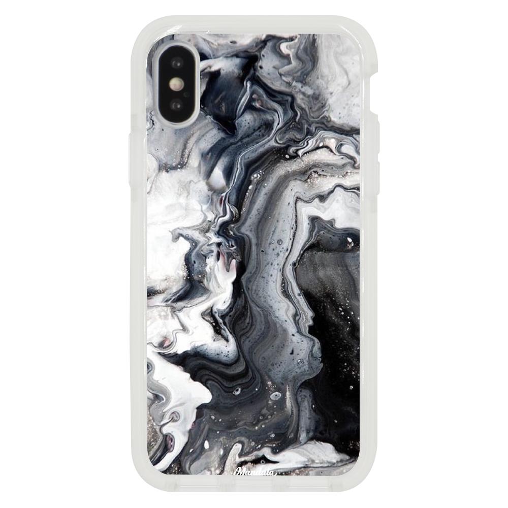 Case para iphone xs max de Marmol Negro - Mandala Cases