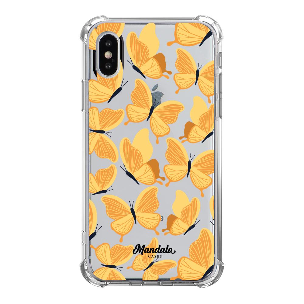 Estuches para iphone xs max - Yellow Butterflies Case  - Mandala Cases