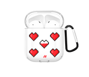 Mandala Cases sas AIRPODS Airpods 2 Pixel Hearts Airpods case
