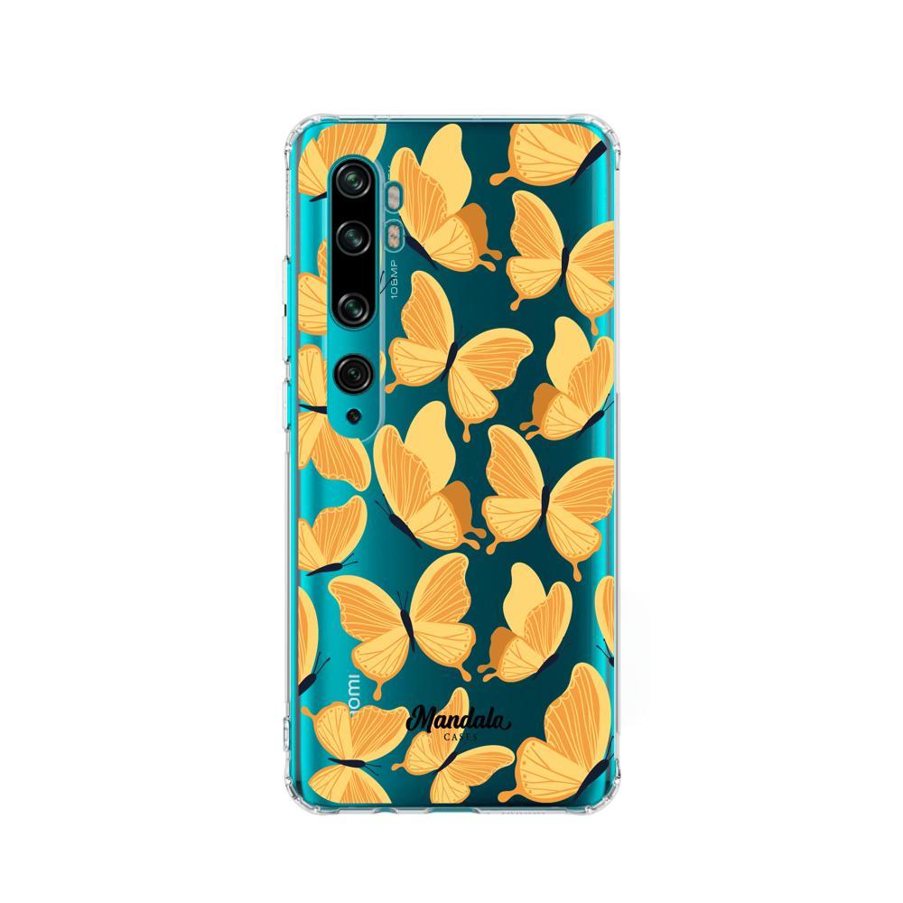 Mandala Cases sas carcasas ShockProof / Xiaomi note 10 / 10pro Yellow Butterflies Case