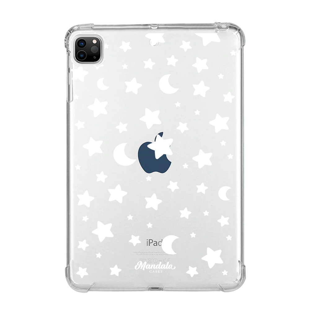 White Stars iPad Case - Mandala Cases sas