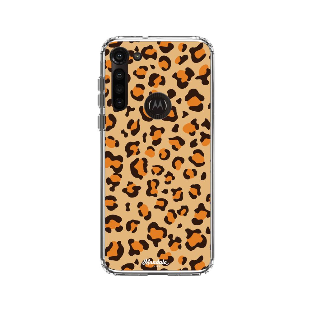 Case para Motorola G8 power Funda de Leopardo  - Mandala Cases