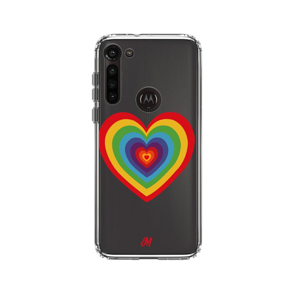 Case para Motorola G8 power Amor y Paz - Mandala Cases