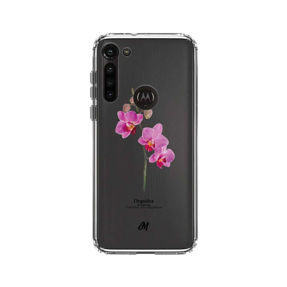Case para Motorola G8 power Ramo de Orquídea - Mandala Cases