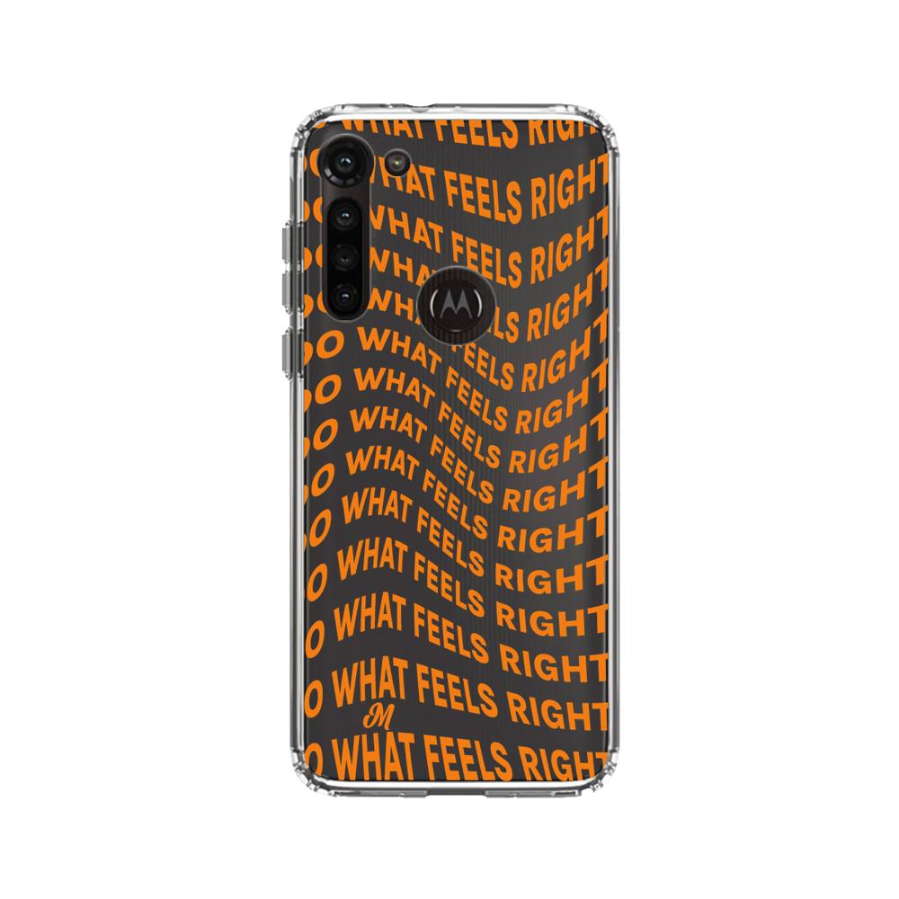 Case para Motorola G8 power Do What Feels Right - Mandala Cases