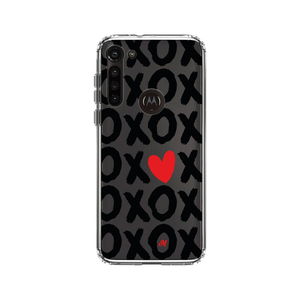Case para Motorola G8 power OXOX Besos y Abrazos - Mandala Cases