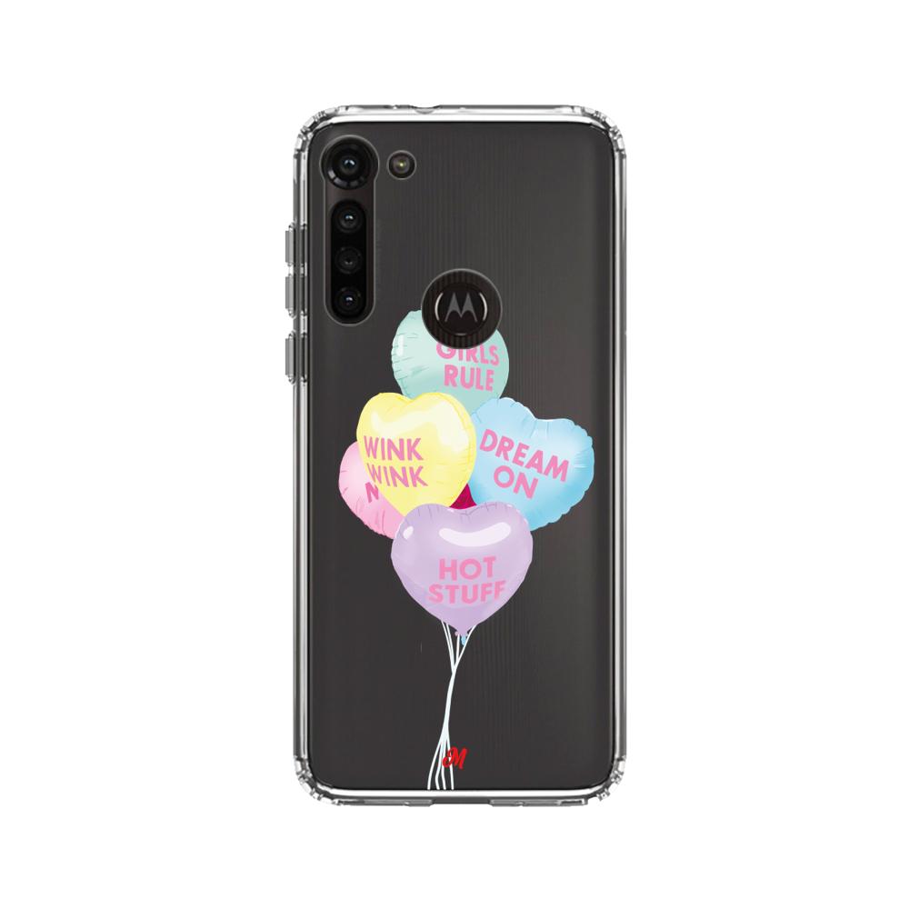 Case para Motorola G8 power Lovely Balloons - Mandala Cases