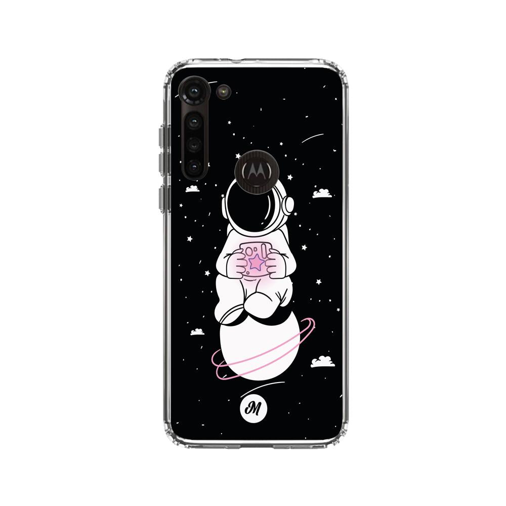 Cases para Motorola G8 power Funda Astronauta Remake - Mandala Cases