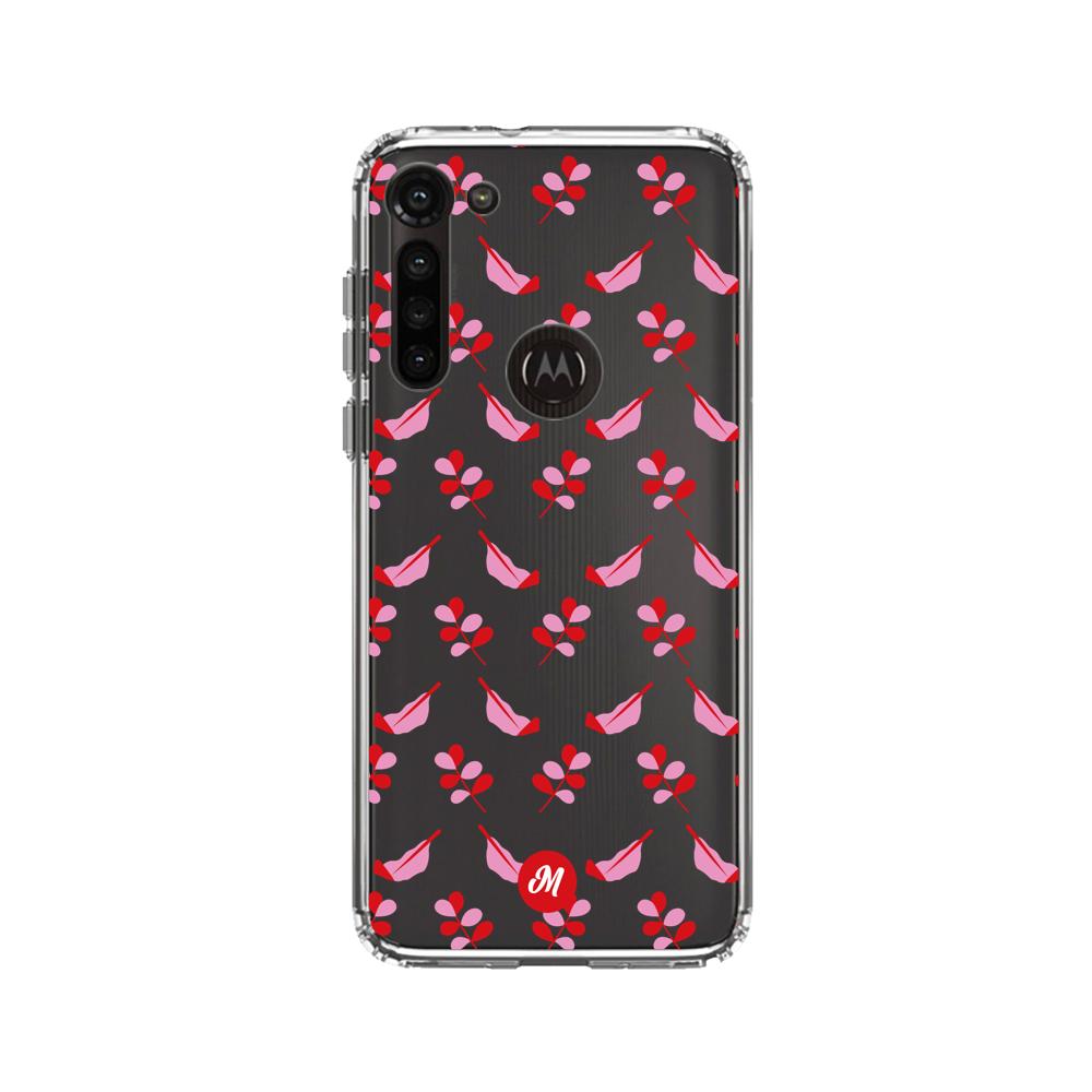 Cases para Motorola G8 power Funda de Hojas Remake - Mandala Cases