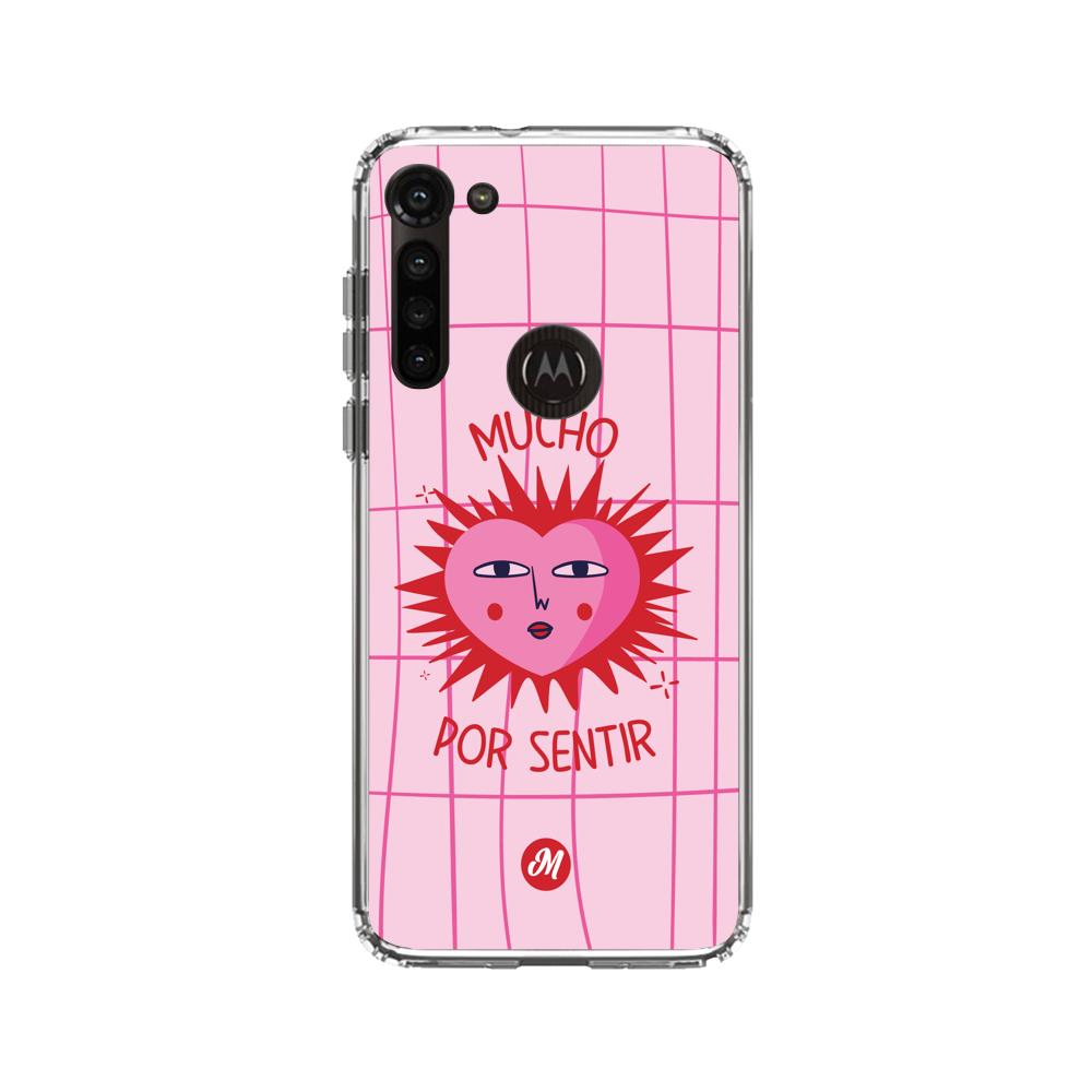 Cases para Motorola G8 power MUCHO POR SENTIR - Mandala Cases