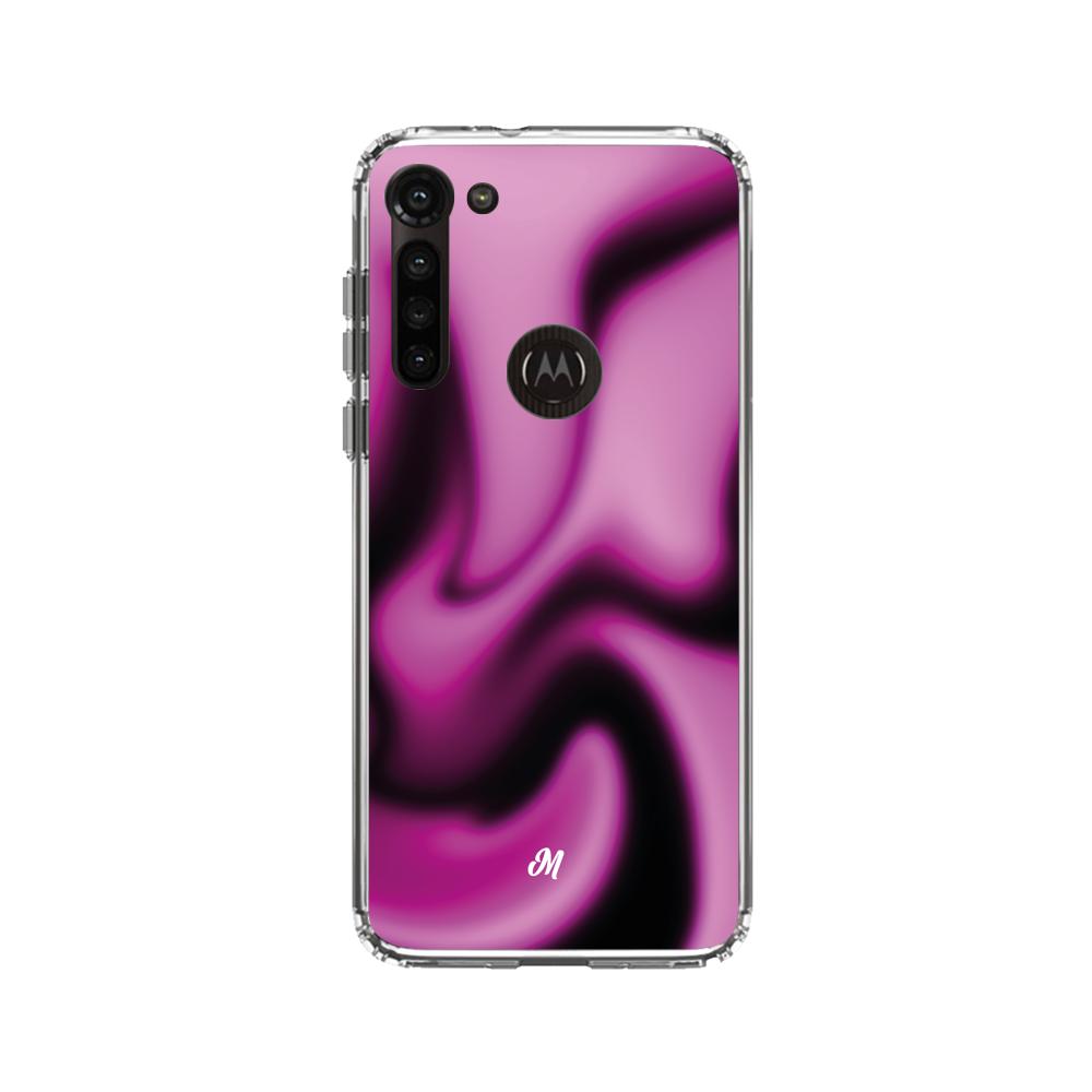 Cases para Motorola G8 power Purple Ghost - Mandala Cases