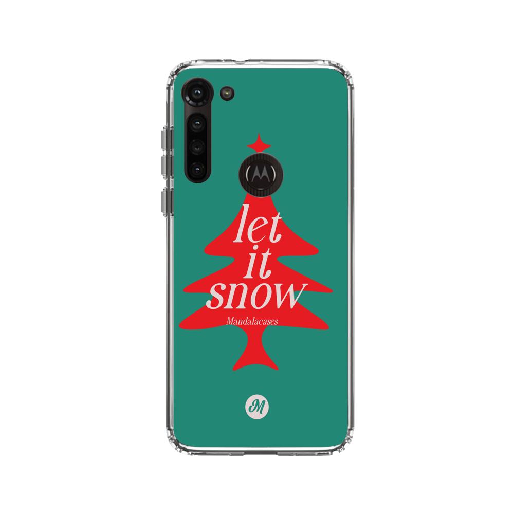 Cases para Motorola G8 power Let it snow - Mandala Cases