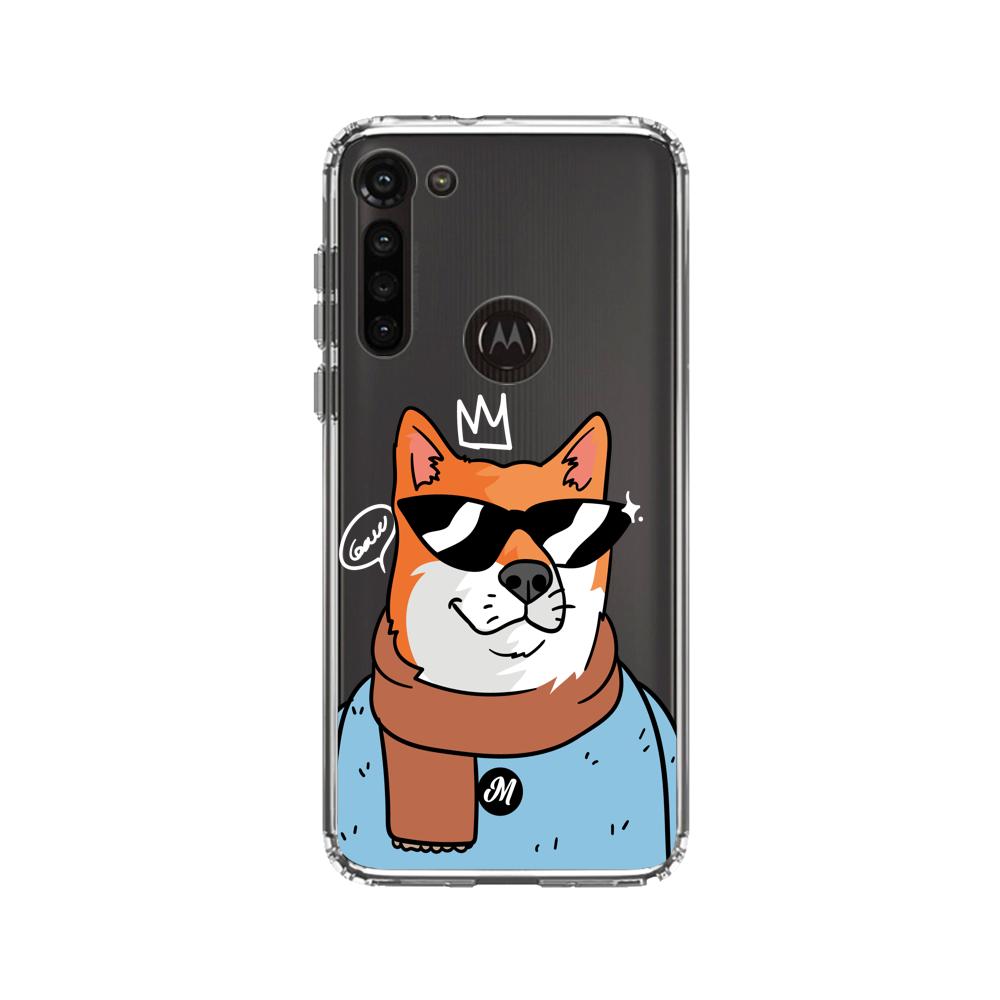 Cases para Motorola G8 power Perrito fachero - Mandala Cases