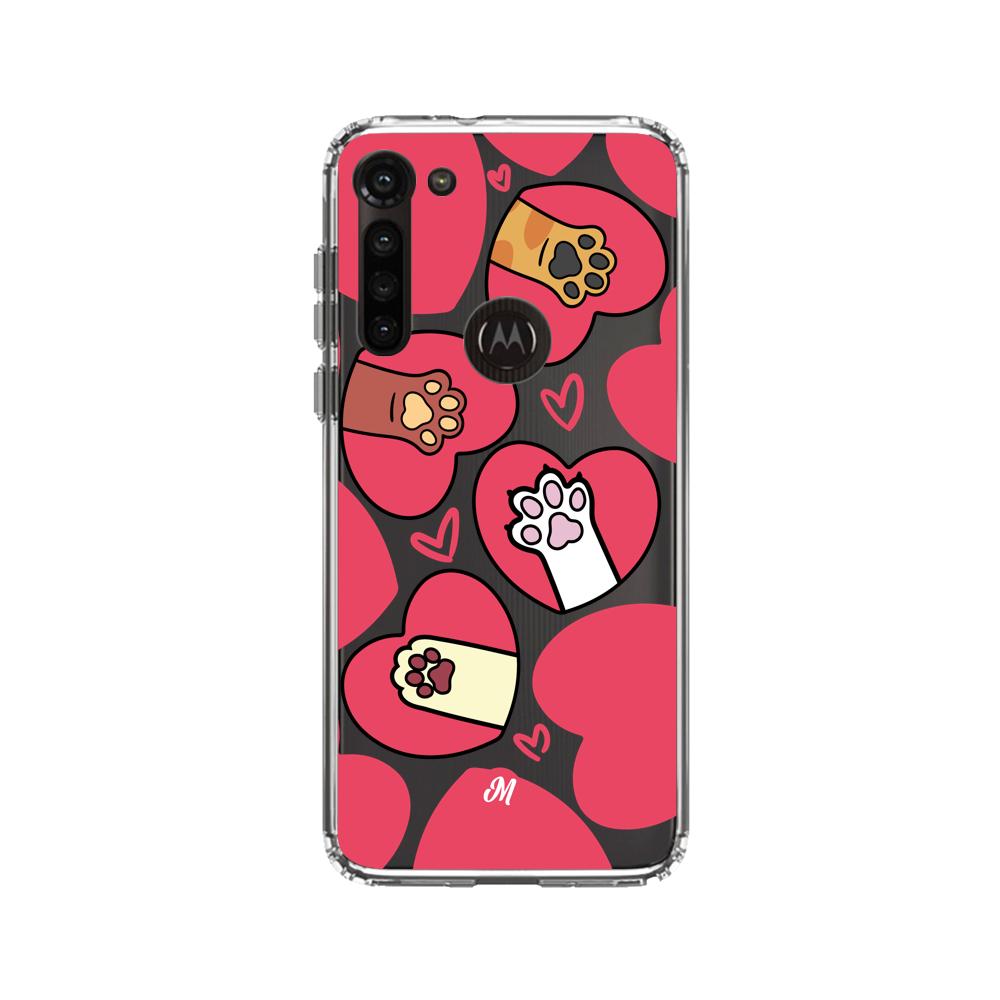 Cases para Motorola G8 power AMOR DE GATOS - Mandala Cases