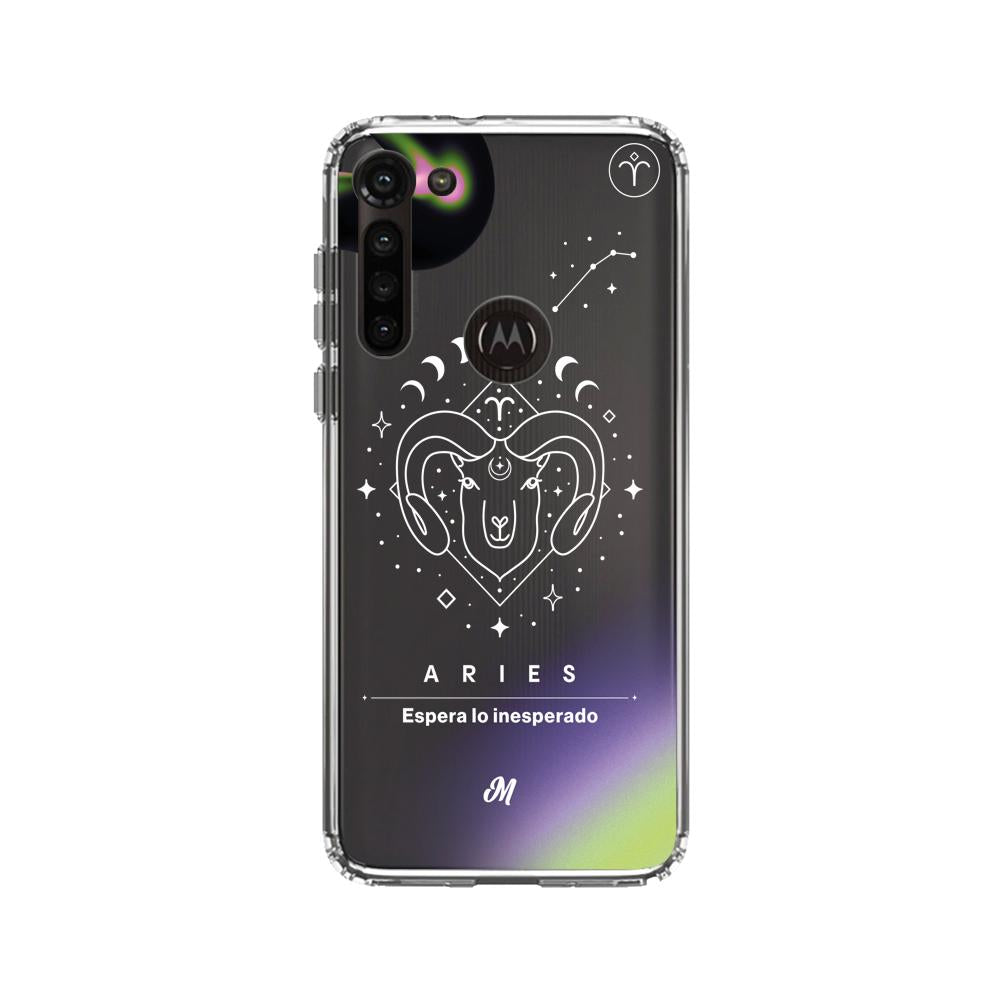 Cases para Motorola G8 power ARIES 24 TRANSPARENTE - Mandala Cases