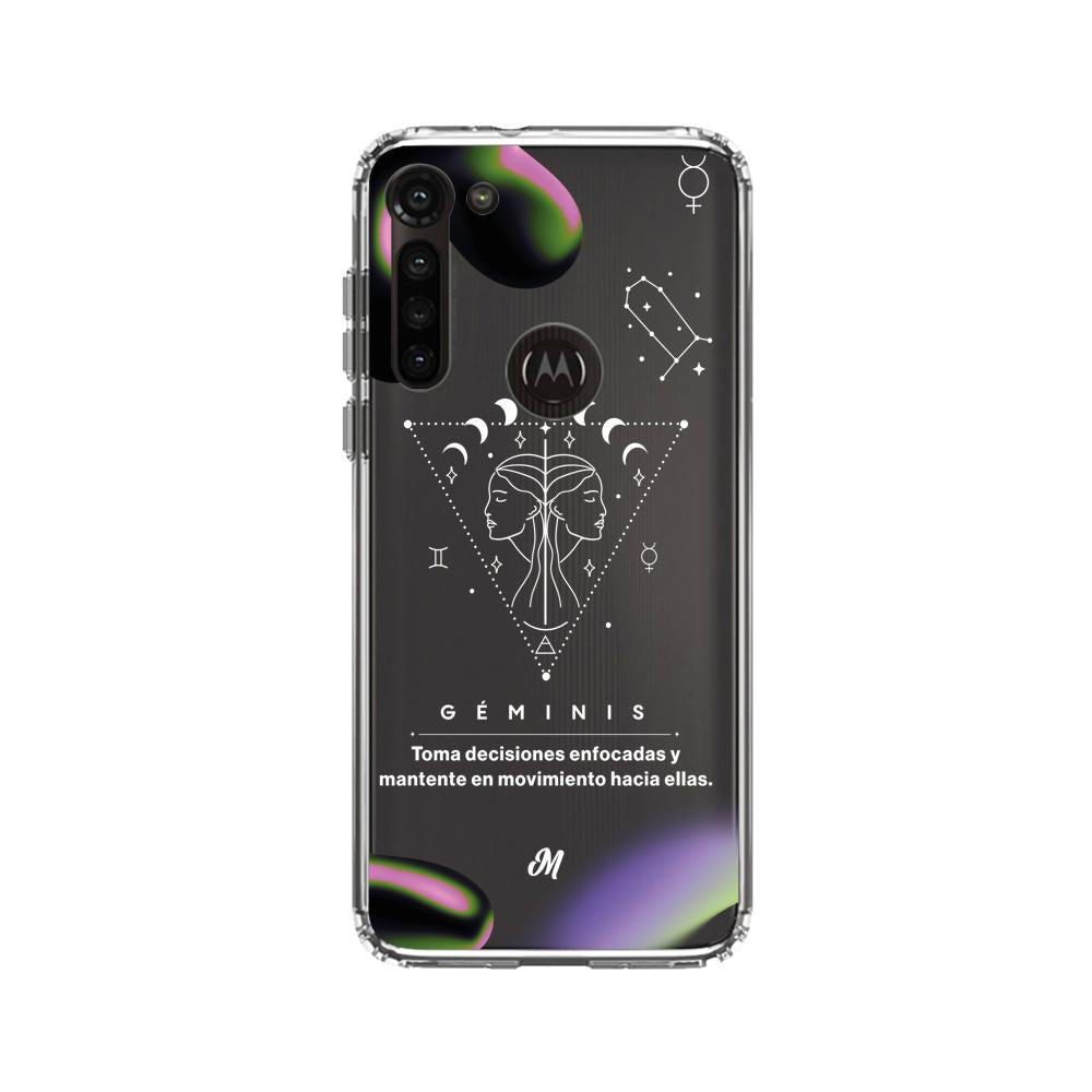 Cases para Motorola G8 power GÉMINIS 24 TRANSPARENTE - Mandala Cases