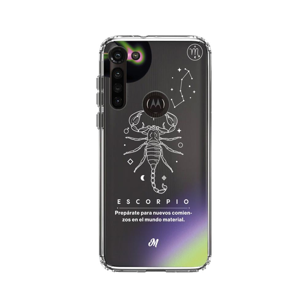 Cases para Motorola G8 power ESCORPIO 24 TRANSPARENTE - Mandala Cases