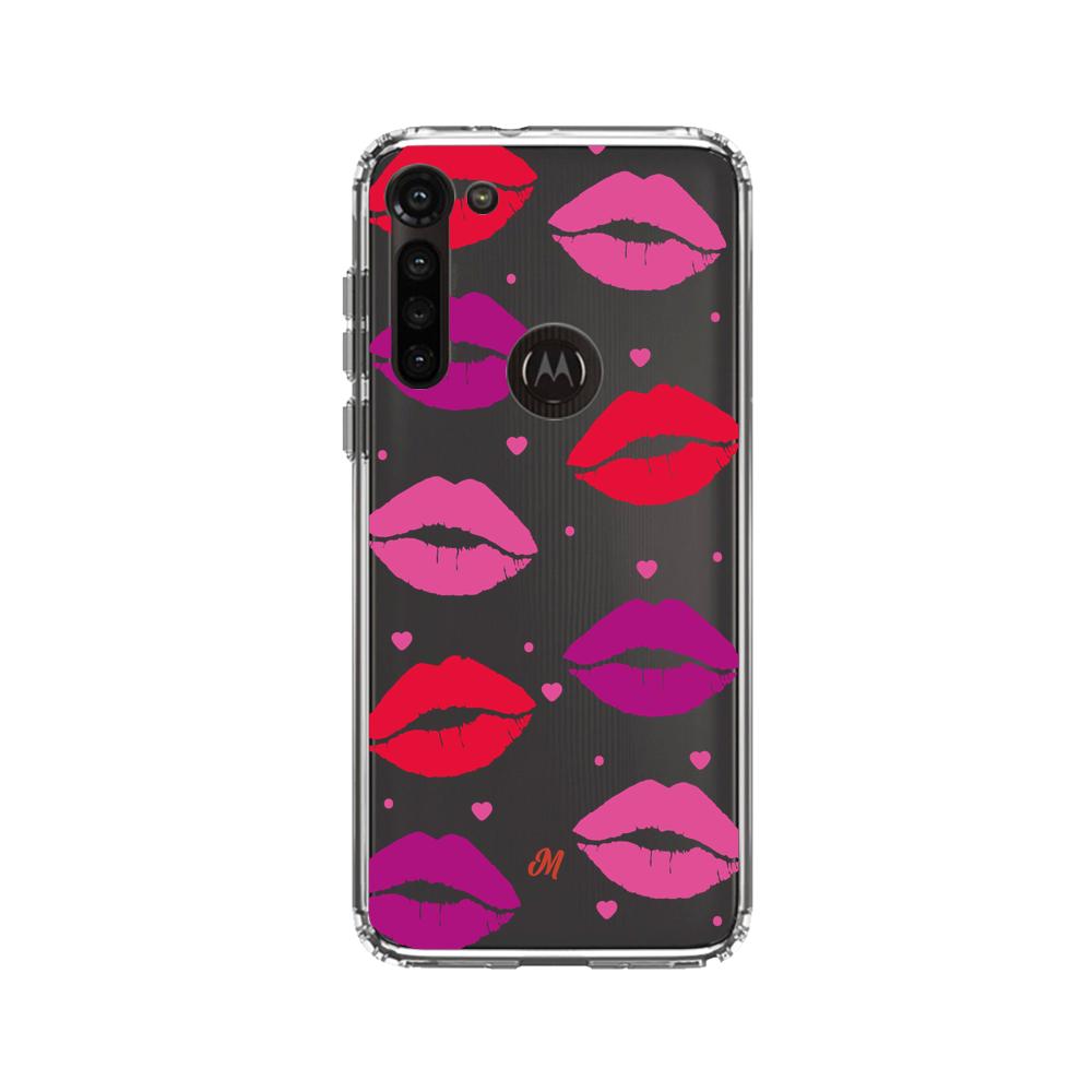 Cases para Motorola G8 power Kiss colors - Mandala Cases