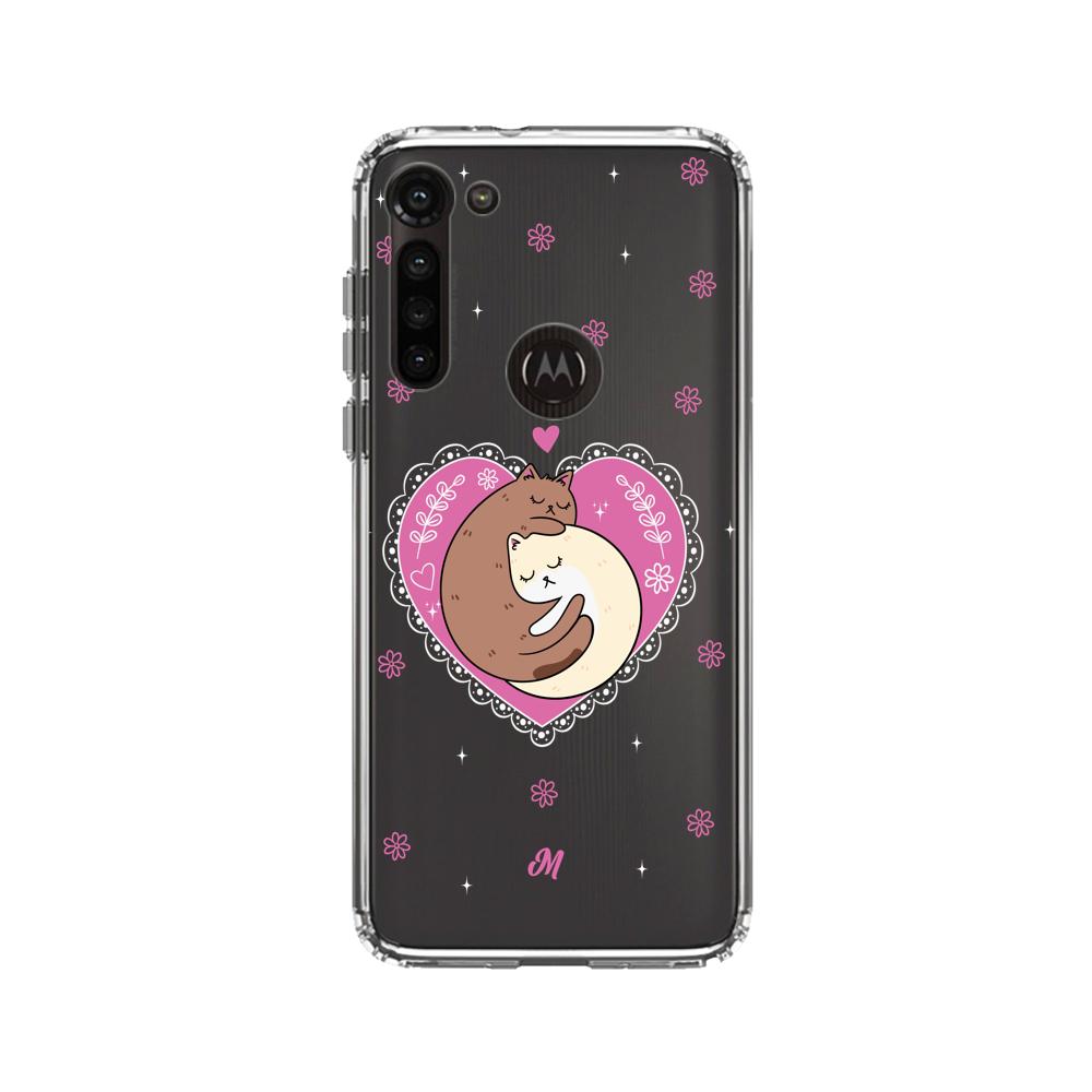 Cases para Motorola G8 power Cat Amour - Mandala Cases