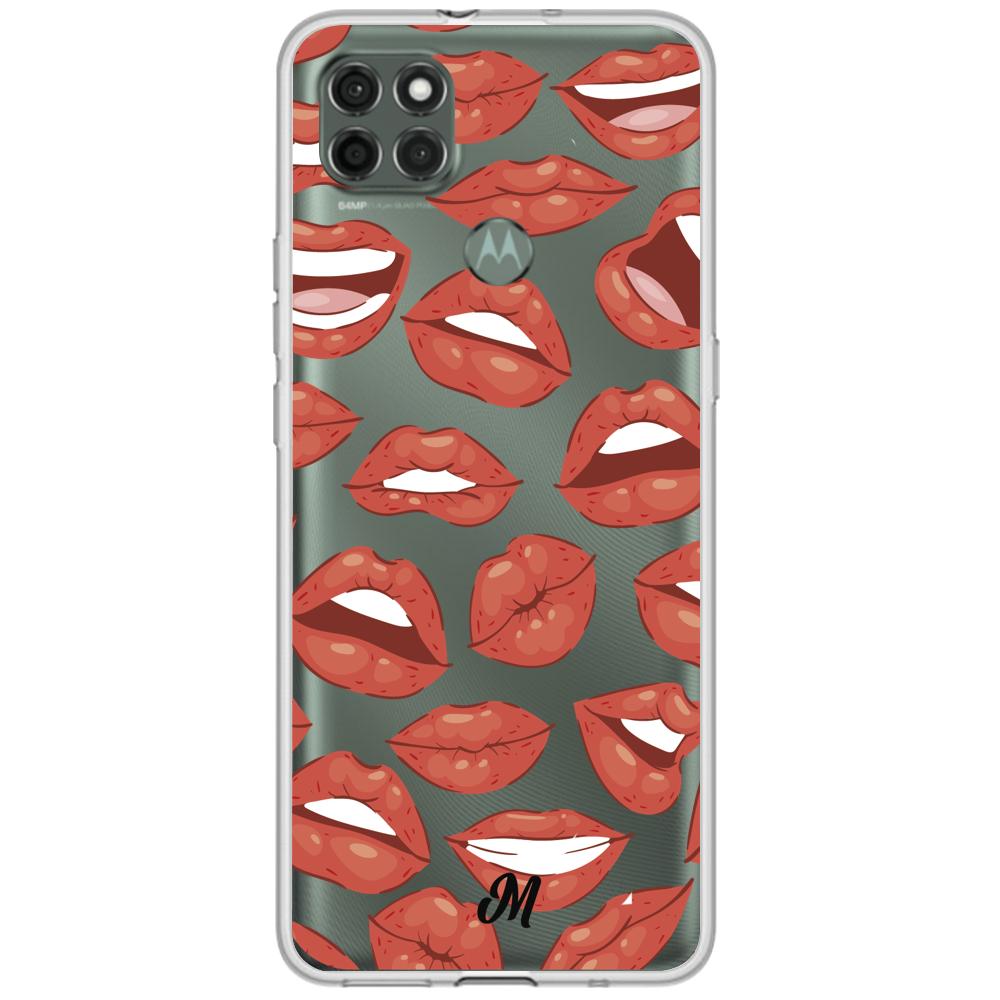 Case para Motorola G9 power Funda Labios - Mandala Cases