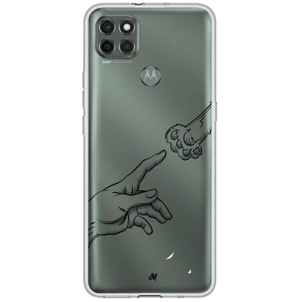 Case para Motorola G9 power Funda La Creación Gatuna  - Mandala Cases