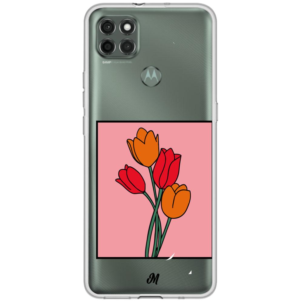 Case para Motorola G9 power Tulipanes de amor - Mandala Cases