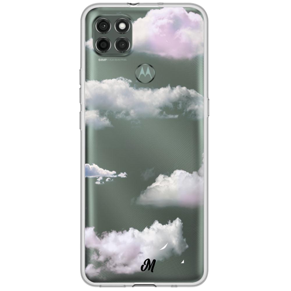 Case para Motorola G9 power Nubes Lila-  - Mandala Cases
