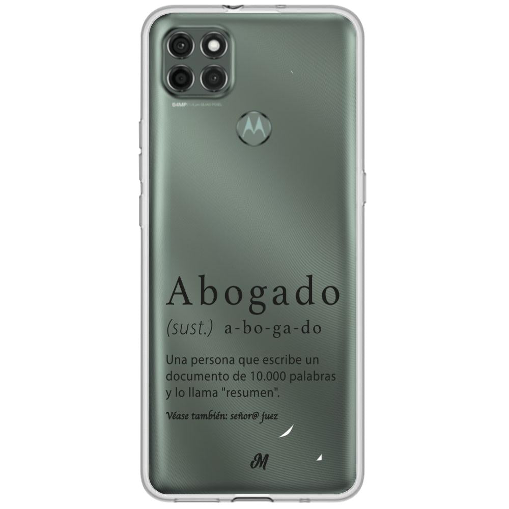 Case para Motorola G9 power Abogado - Mandala Cases