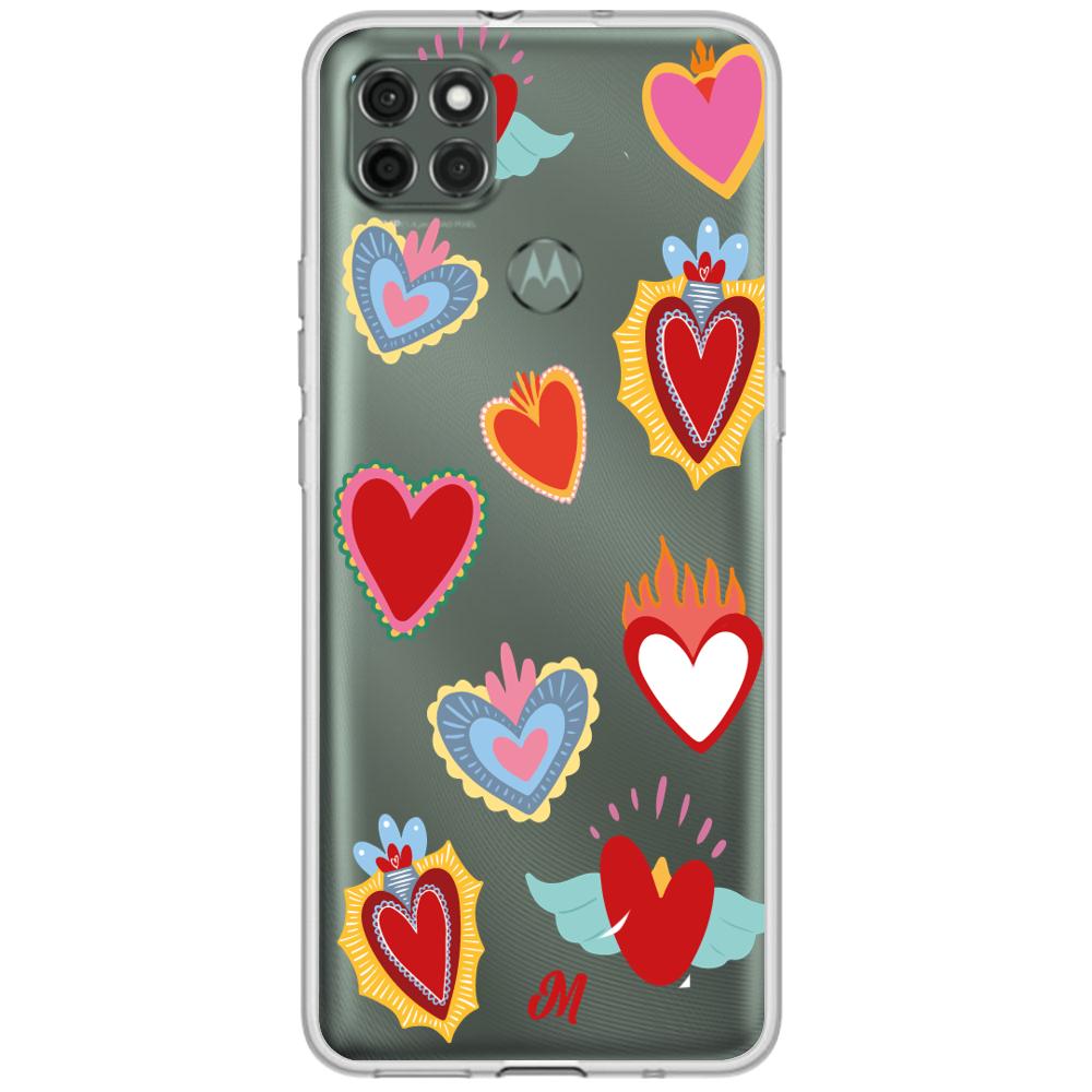 Case para Motorola G9 power Corazón de Guadalupe - Mandala Cases