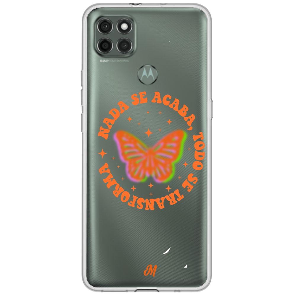 Case para Motorola G9 power nada se acaba todo se transforma - Mandala Cases