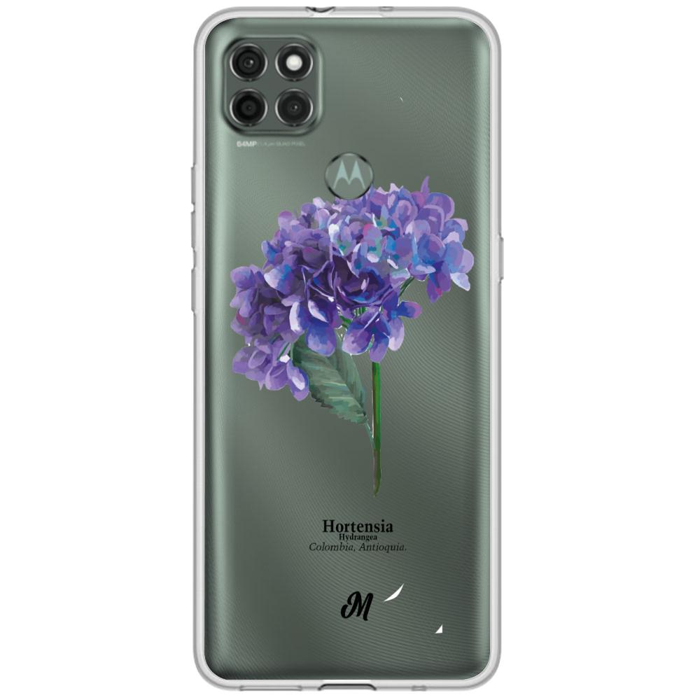 Case para Motorola G9 power Hortensia lila - Mandala Cases