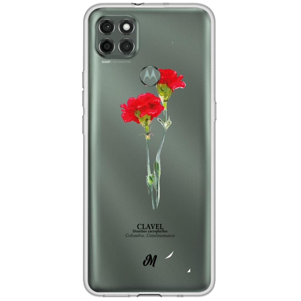 Case para Motorola G9 power Claveles Rojos - Mandala Cases