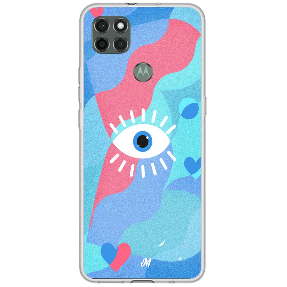 Case para Motorola G9 power Amor azul - Mandala Cases