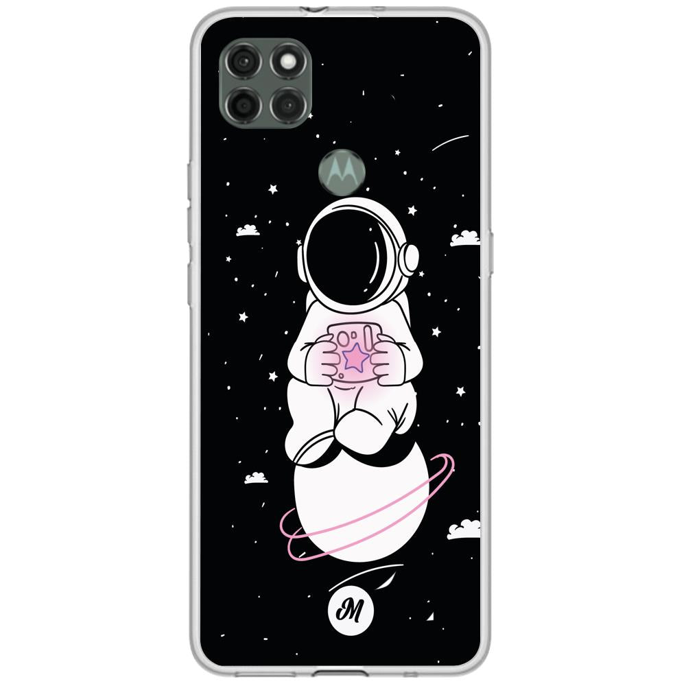 Cases para Motorola G9 power Funda Astronauta Remake - Mandala Cases