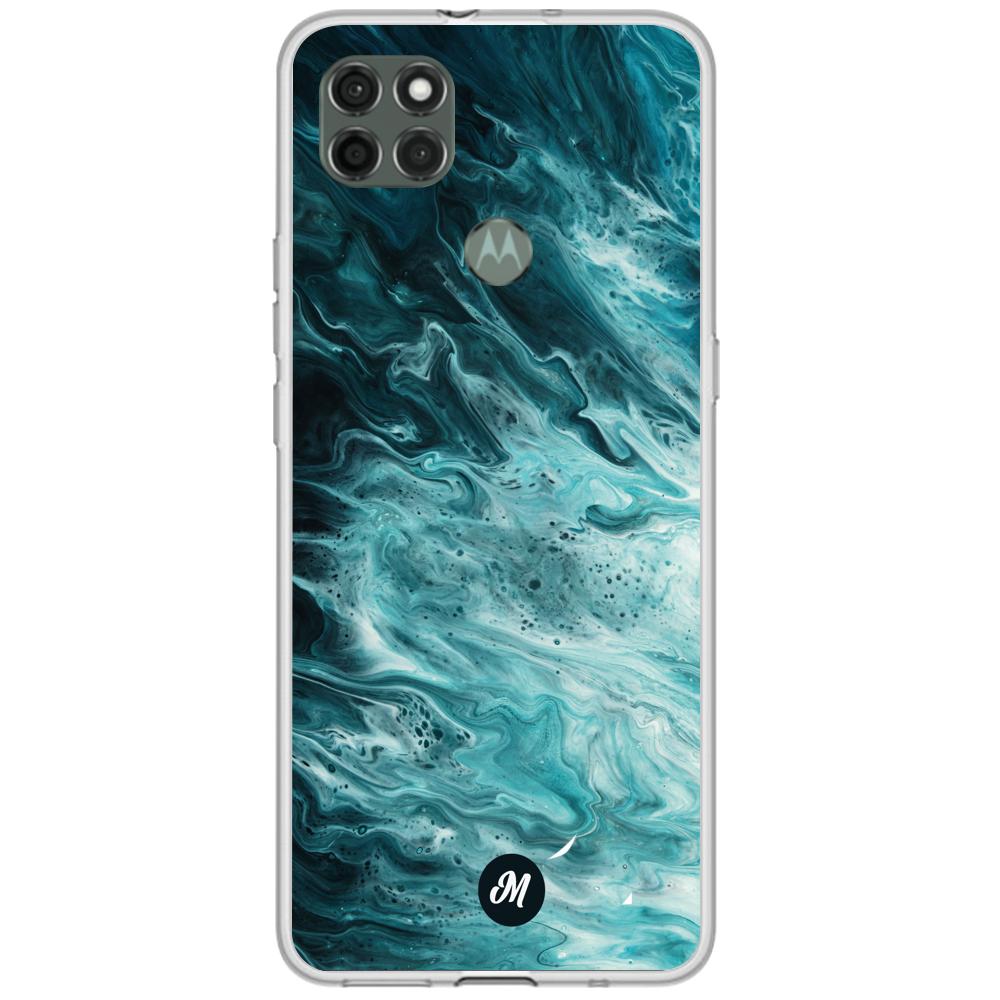 Cases para Motorola G9 power Marble case Remake - Mandala Cases