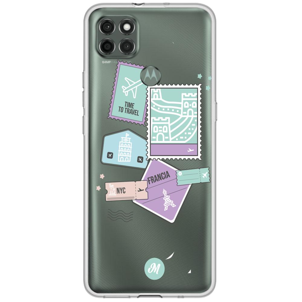 Cases para Motorola G9 power Travel case Remake - Mandala Cases