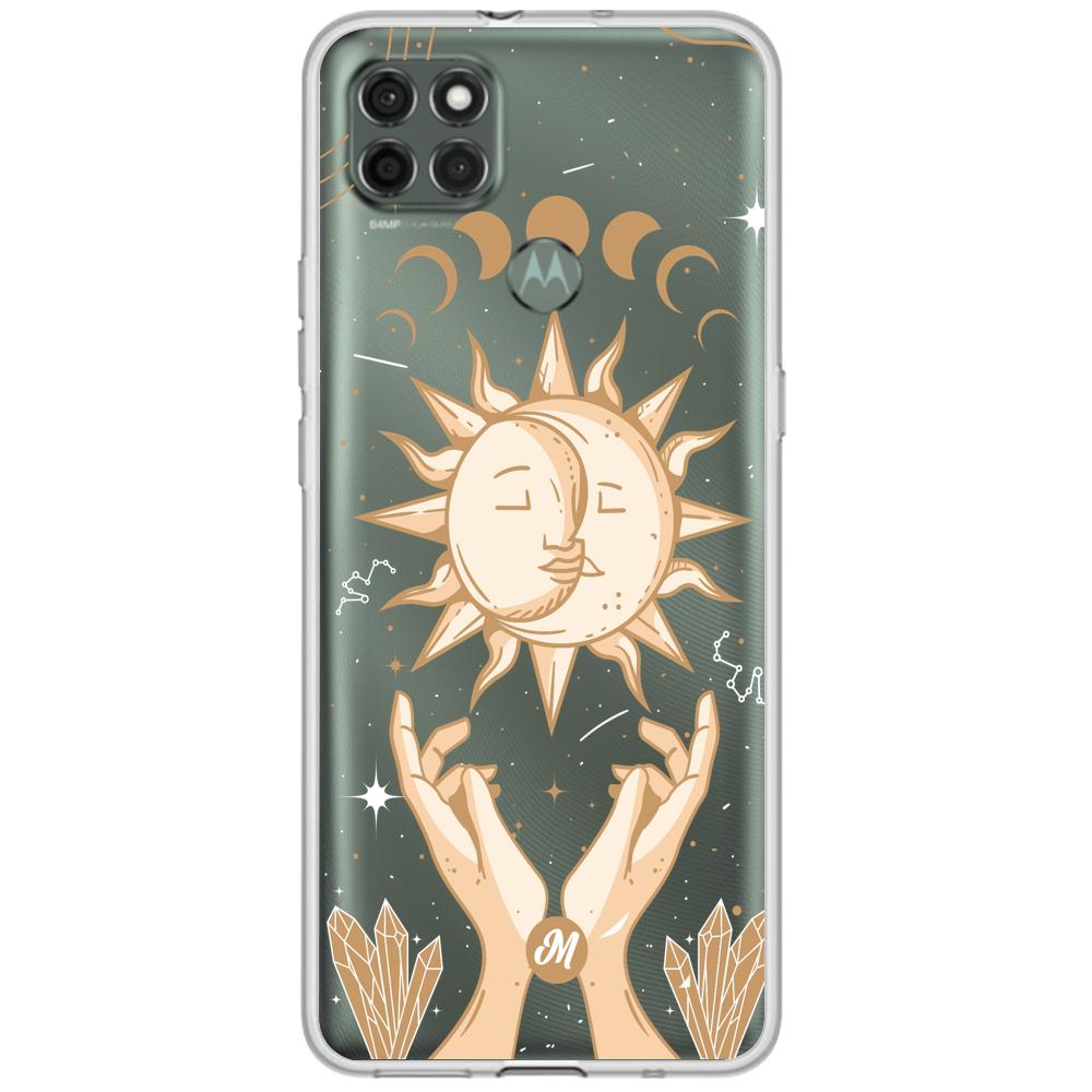 Cases para Motorola G9 power Energía de Sol y luna  - Mandala Cases