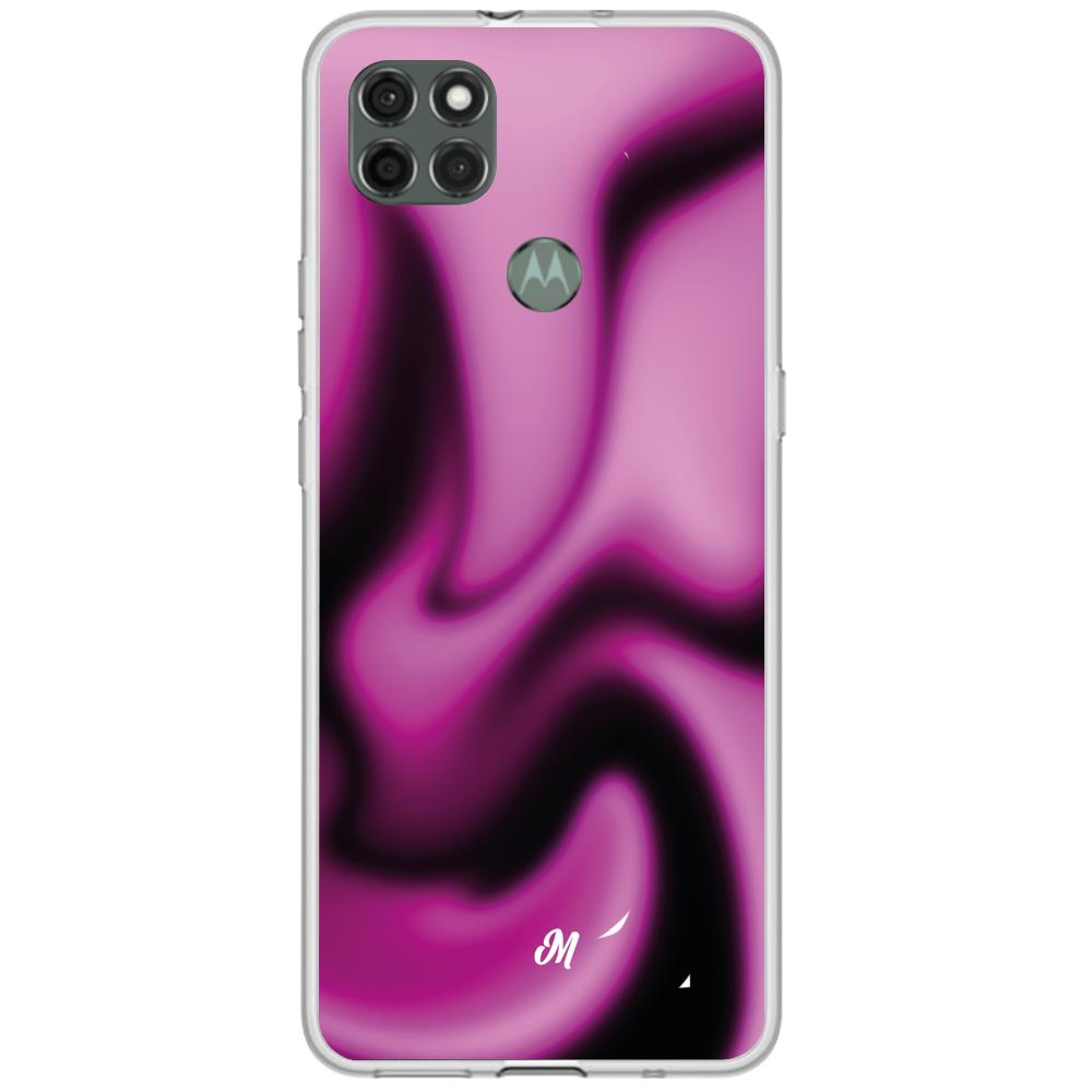 Cases para Motorola G9 power Purple Ghost - Mandala Cases