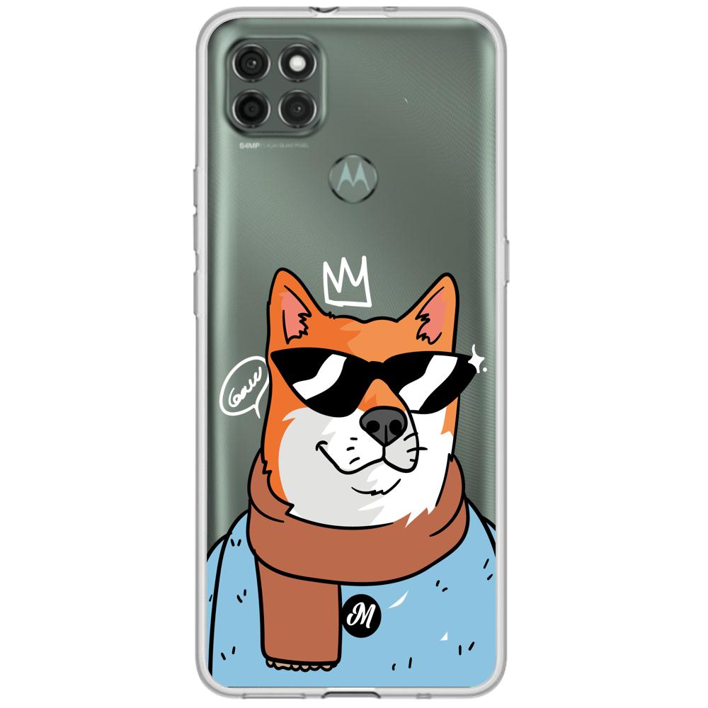 Cases para Motorola G9 power Perrito fachero - Mandala Cases