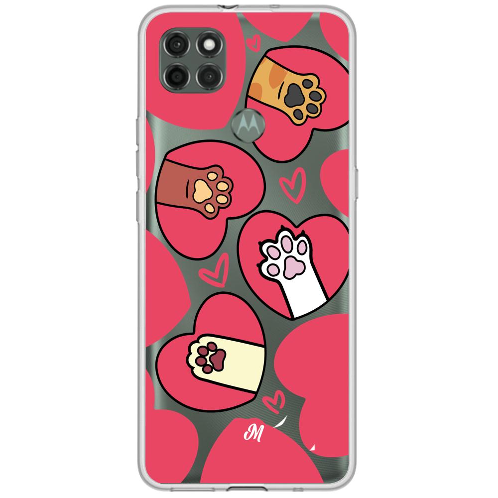 Cases para Motorola G9 power AMOR DE GATOS - Mandala Cases