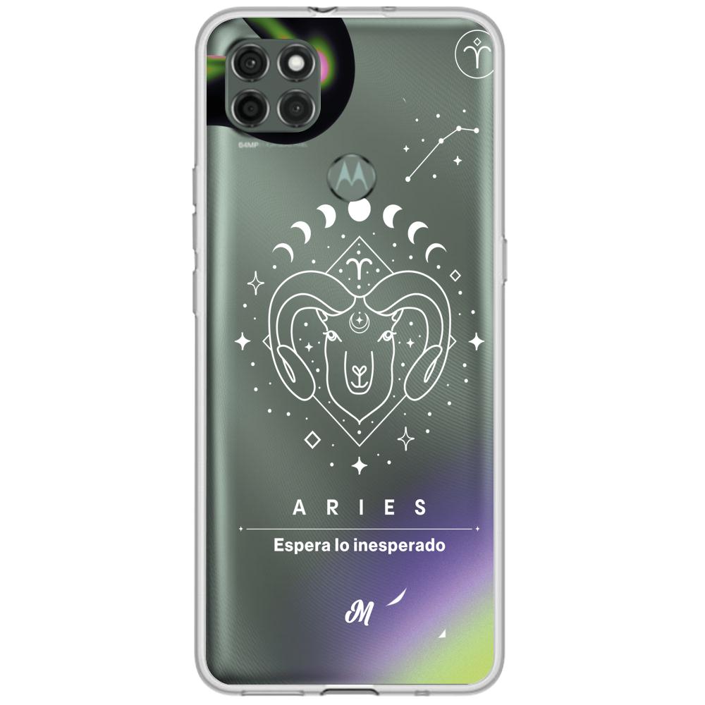 Cases para Motorola G9 power ARIES 24 TRANSPARENTE - Mandala Cases