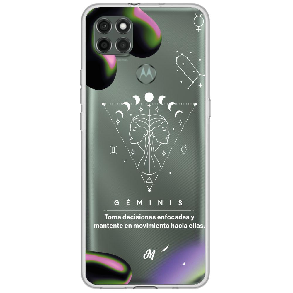 Cases para Motorola G9 power GÉMINIS 24 TRANSPARENTE - Mandala Cases