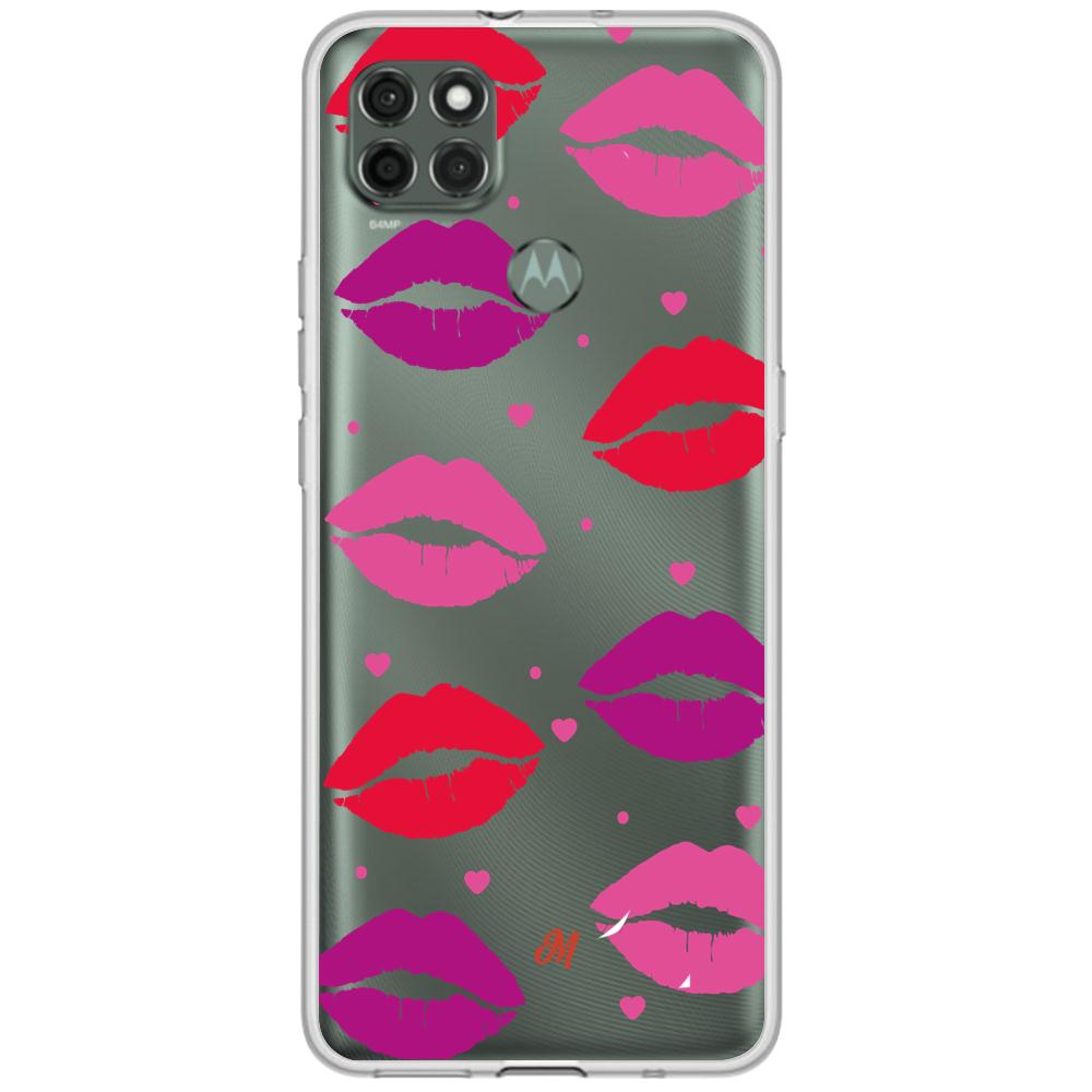Cases para Motorola G9 power Kiss colors - Mandala Cases